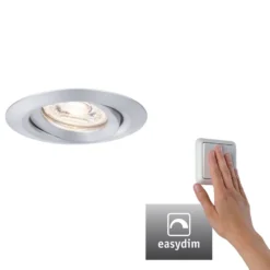 Paulmann Nova mini Plus Einbauspot easydim alu