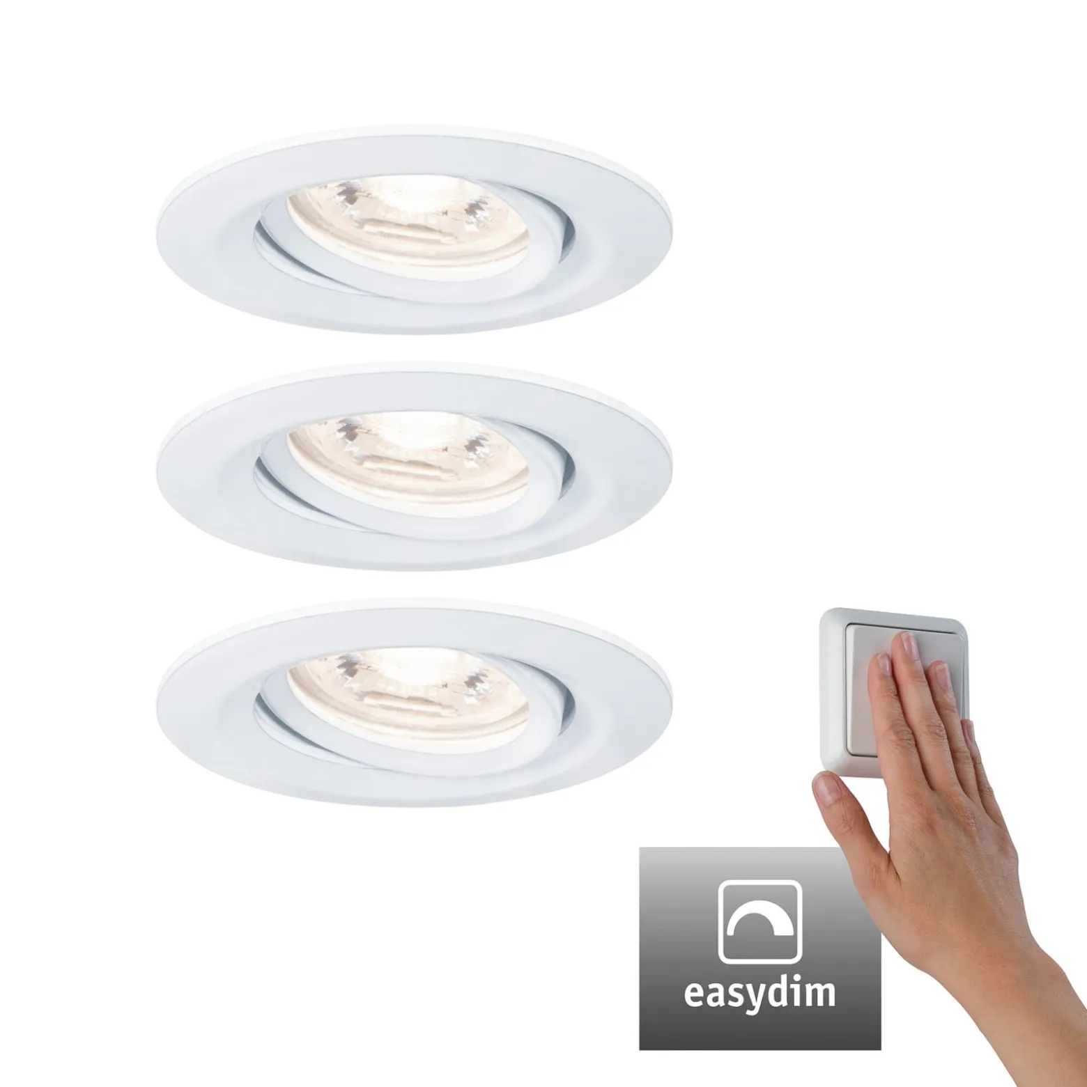 Paulmann Nova mini Plus LED easydim 3er weiß