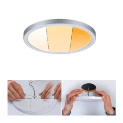 Paulmann Panel Areo dimtowarm rund chrom 17,5cm