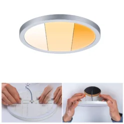 Paulmann Panel Areo dimtowarm rund chrom 17,5cm