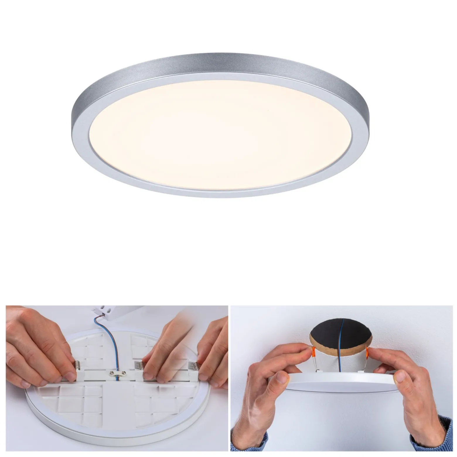 Paulmann Panel Areo 830 rund chrom 3stepdim 17,5cm
