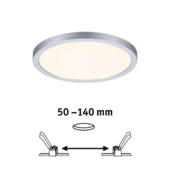 Paulmann Panel Areo 830 rund chrom 3stepdim 17,5cm