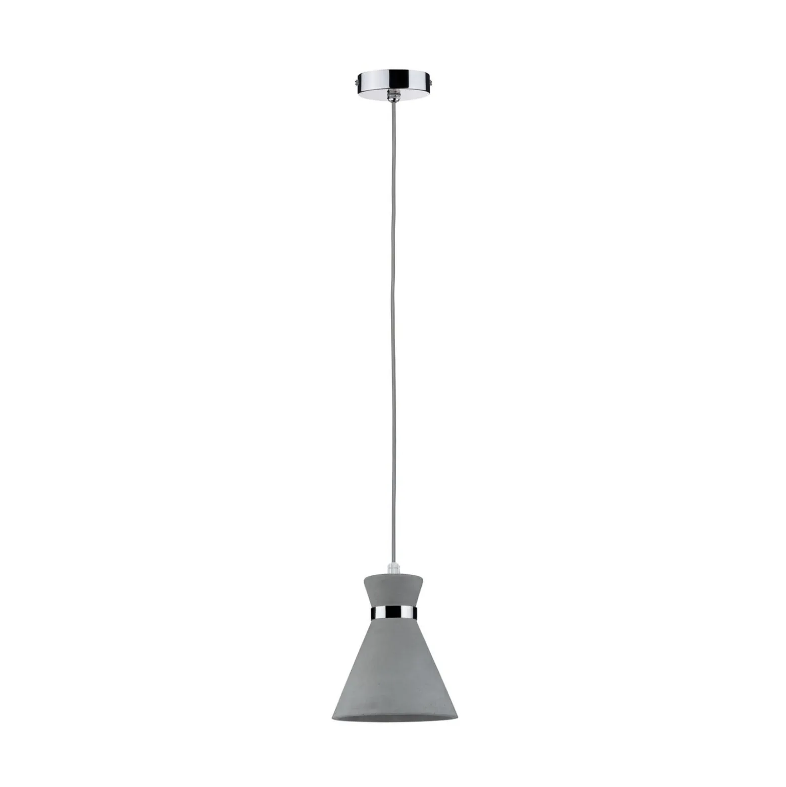 Paulmann Pendelleuchte Verve, Beton, Ø 20 cm, IP44