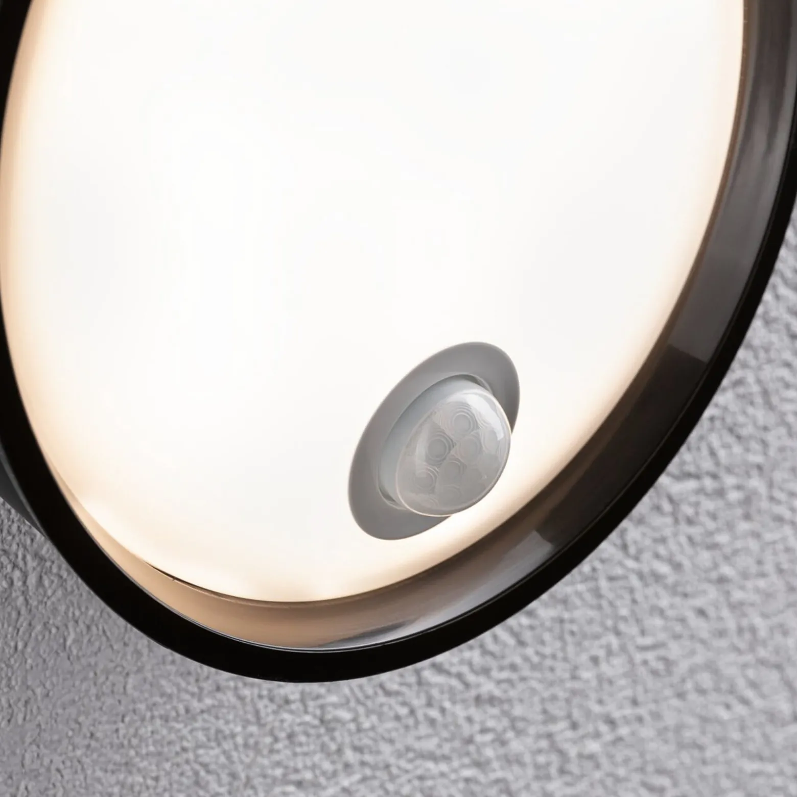 Paulmann Platomo LED-Außenwandlampe Sensor schwarz