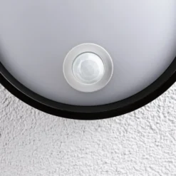 Paulmann Platomo LED-Außenwandlampe Sensor schwarz