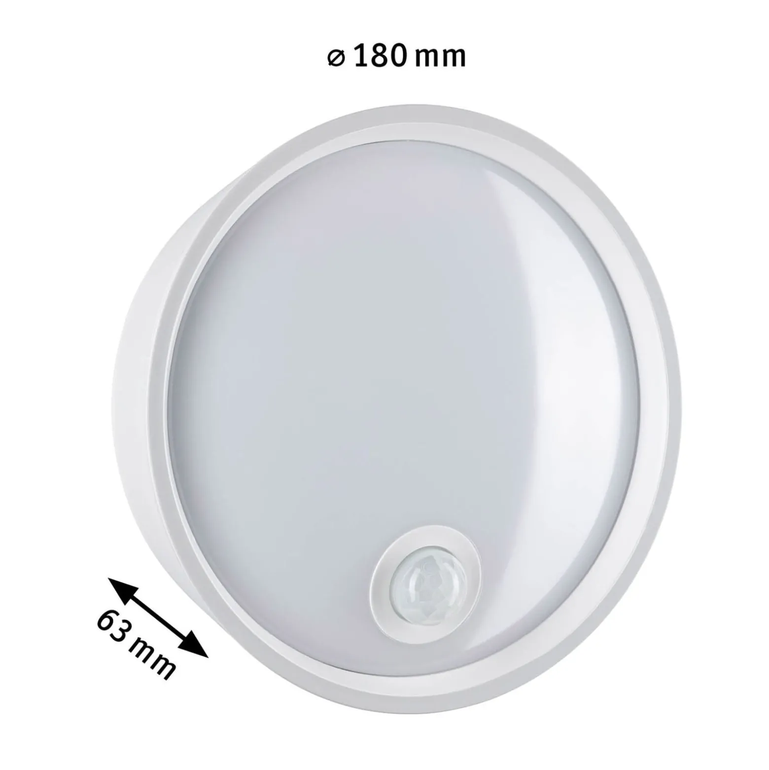 Paulmann Platomo LED-Außenwandleuchte Sensor weiß