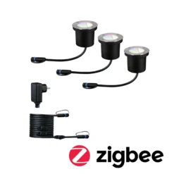 Paulmann Plug & Shine Einbau ZigBee RGBW 3er Basis