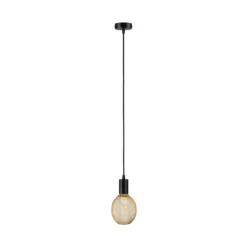 Paulmann Ravi Pendelfassung E27, schwarz matt