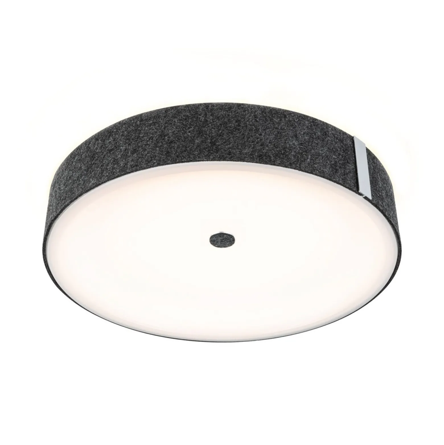 Paulmann Smart LED-Deckenlampe Malika anthrazit Ø 40 cm Filz