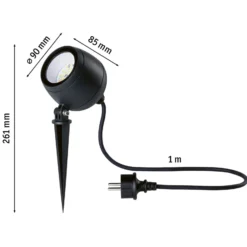 Paulmann Smart LED-Erdspießspot Kikolo, CCT, anthrazit, IP65