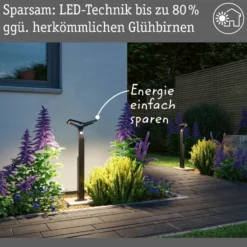 Paulmann Smart Sensor-Wegeleuchte Alara, RGBW anthrazit IP44