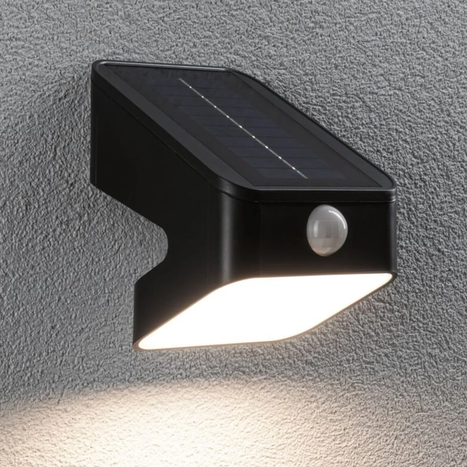 Paulmann Solar-Außenwandlampe Lesly, anthrazit, Sensor IP65
