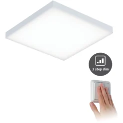 Paulmann Velora LED-Panel 3-step-dim, 22,5x22,5 cm