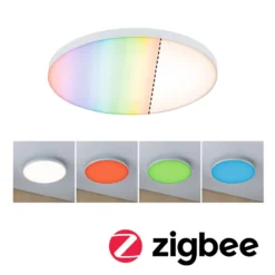 Paulmann Velora LED-Panel ZigBee RGBW rund Ø 40 cm