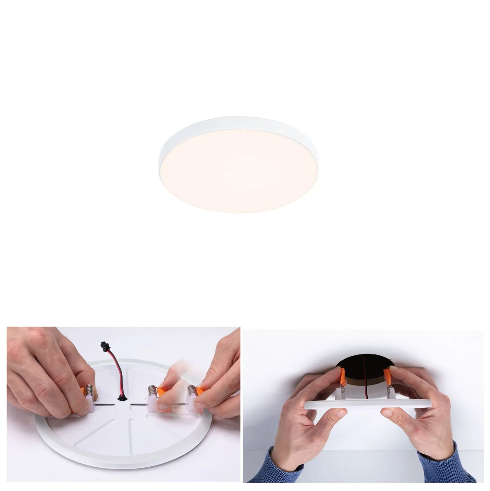 Paulmann Veluna Edge LED Einbau IP44 3.000K Ø 9cm
