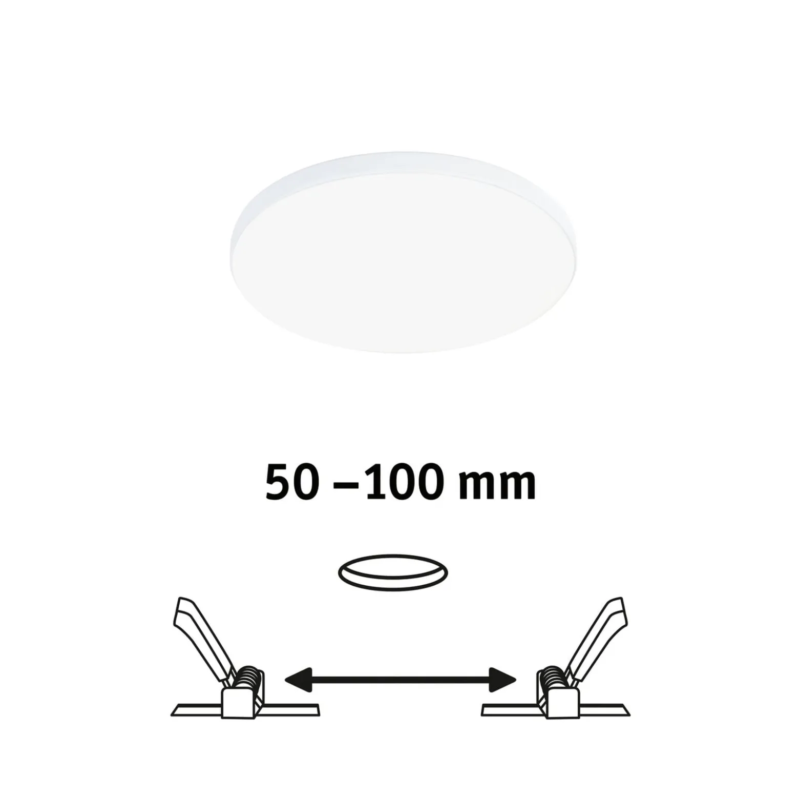 Paulmann Veluna Edge LED Einbau IP44 4.000K Ø 12cm