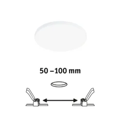 Paulmann Veluna Edge LED Einbau IP44 4.000K Ø 12cm