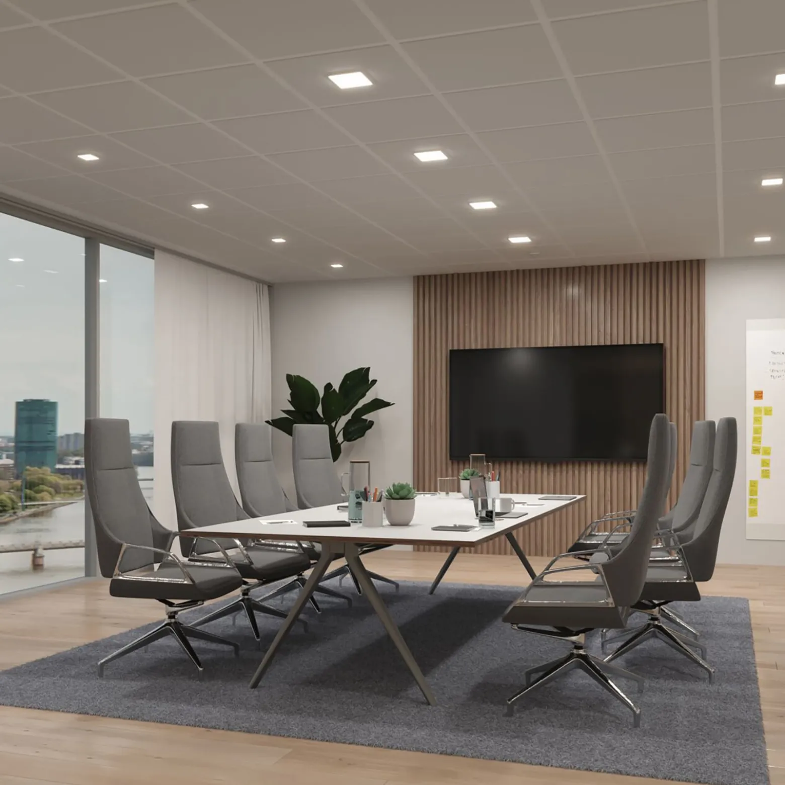 Paulmann Veluna Edge LED Einbau IP44 4000K 9x9cm