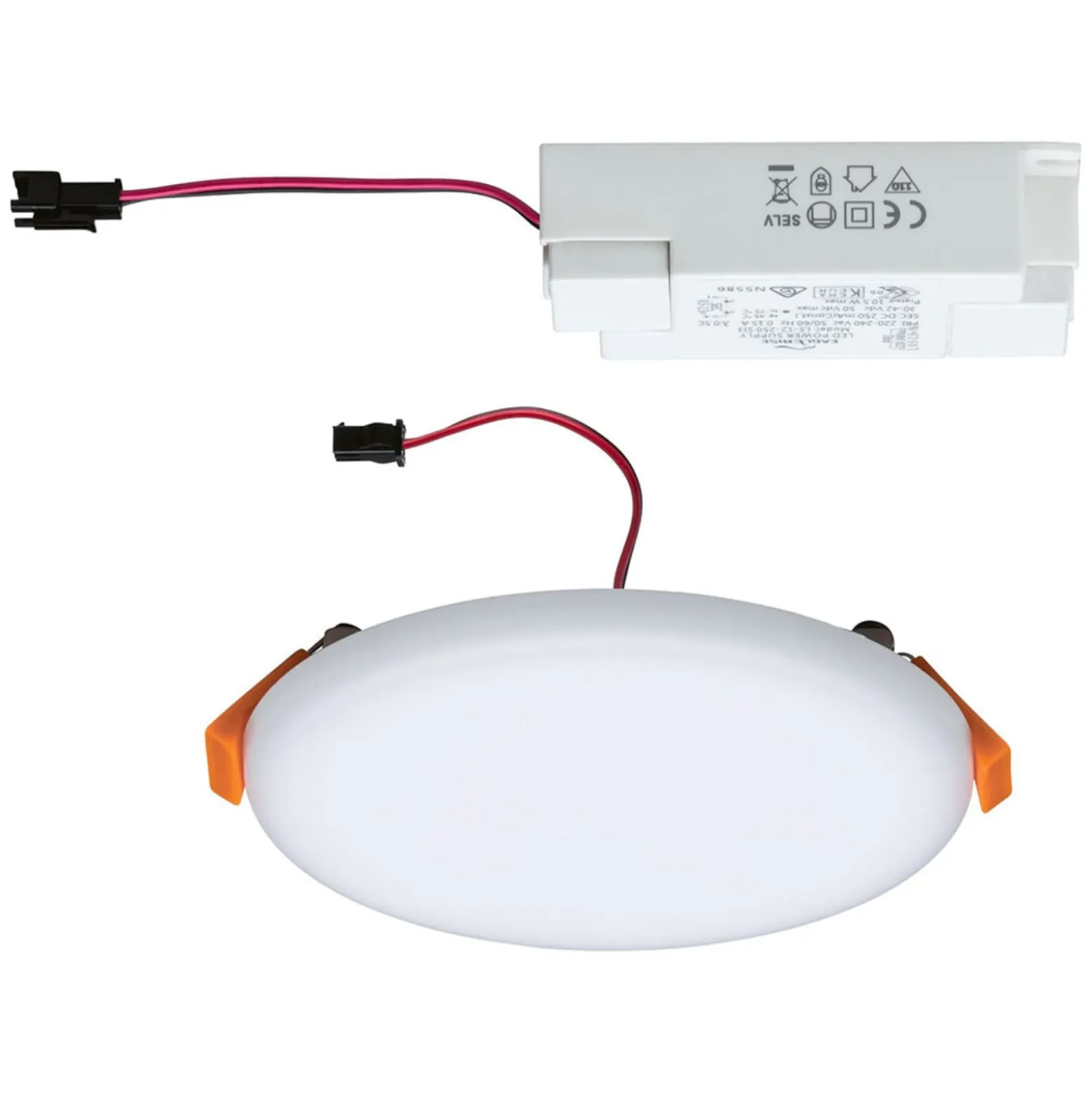 Paulmann Veluna LED-Einbauleuchte 4.000K Ø 12,5cm