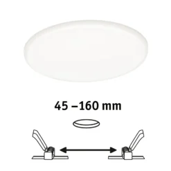 Paulmann Veluna LED-Einbauleuchte 4.000K Ø 18,5cm
