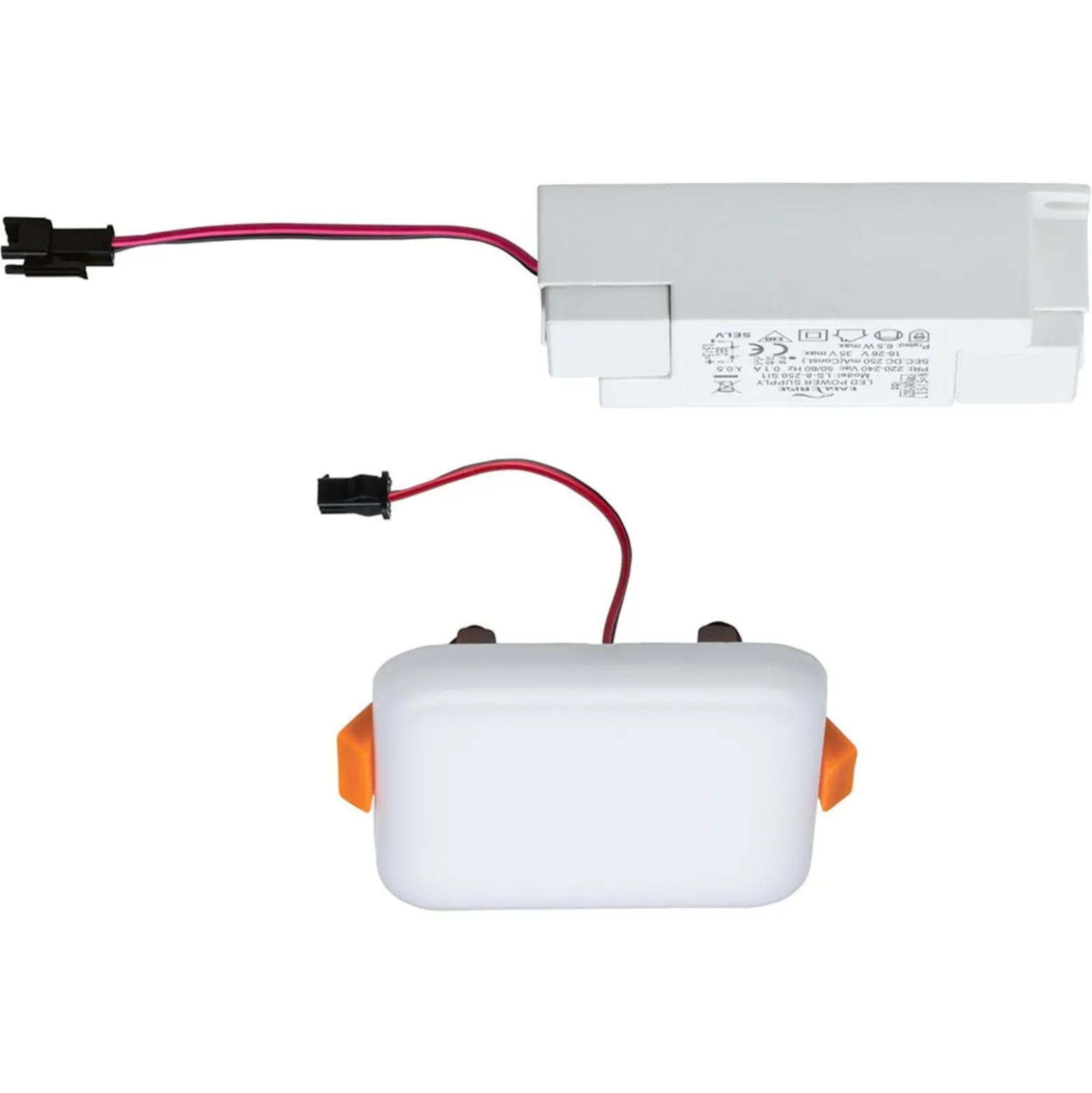Paulmann Veluna LED-Einbauleuchte 4.000K 7,5x7,5