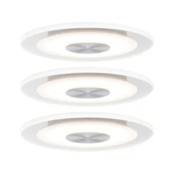 Paulmann Whirl LED-Einbauleuchte 4,9W 3er-Set rund