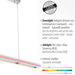 Paul Neuhaus Helix LED-Hängeleuchte, Fernbedienung