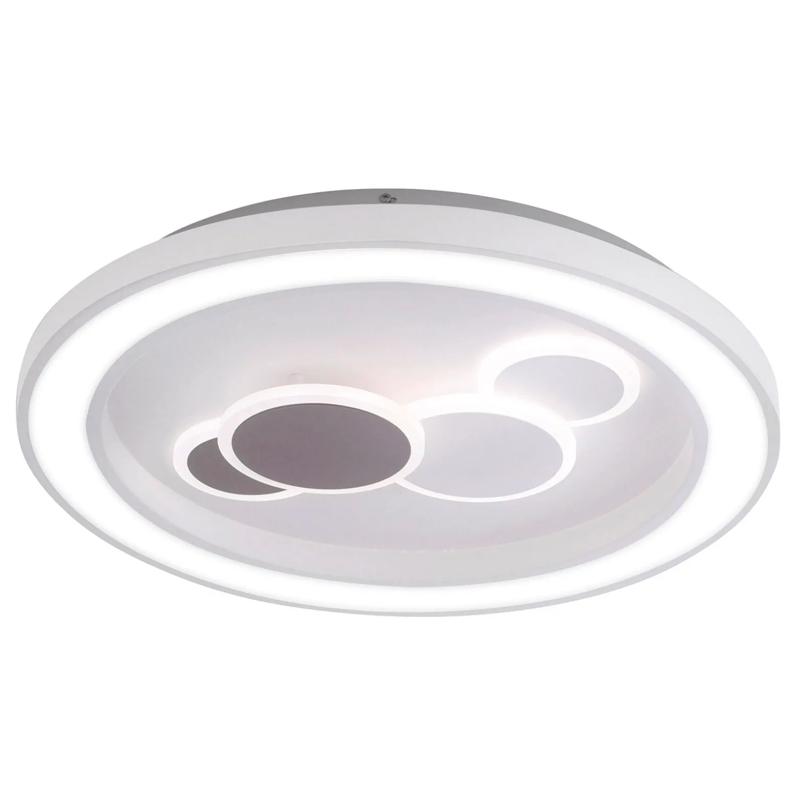 Paul Neuhaus LED-Deckenleuchte Eliza, weiß, Metall, Ø 60 cm