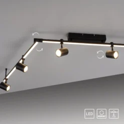 Paul Neuhaus LED-Deckenstrahler Barik, 188 cm, verstellbar