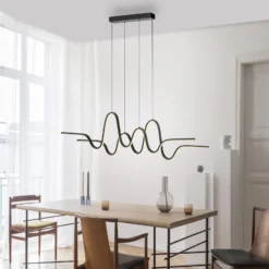 Paul Neuhaus LED-Pendellampe Altitude, schwarz, Länge 125 cm