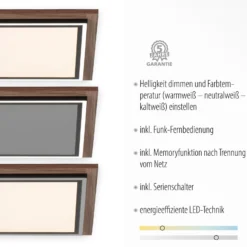 Paul Neuhaus Palma LED-Deckenlampe CCT Quadrat