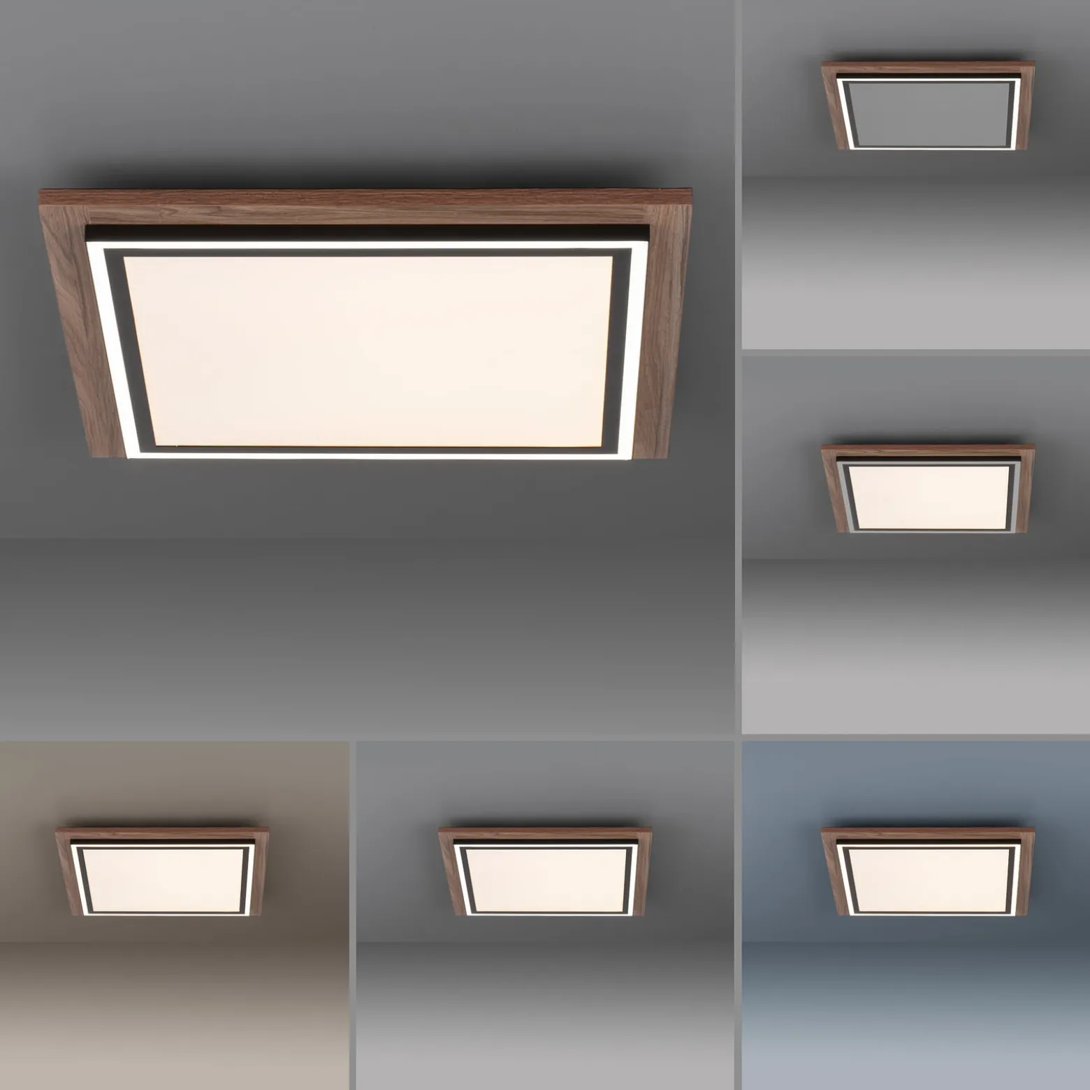 Paul Neuhaus Palma LED-Deckenlampe CCT Quadrat