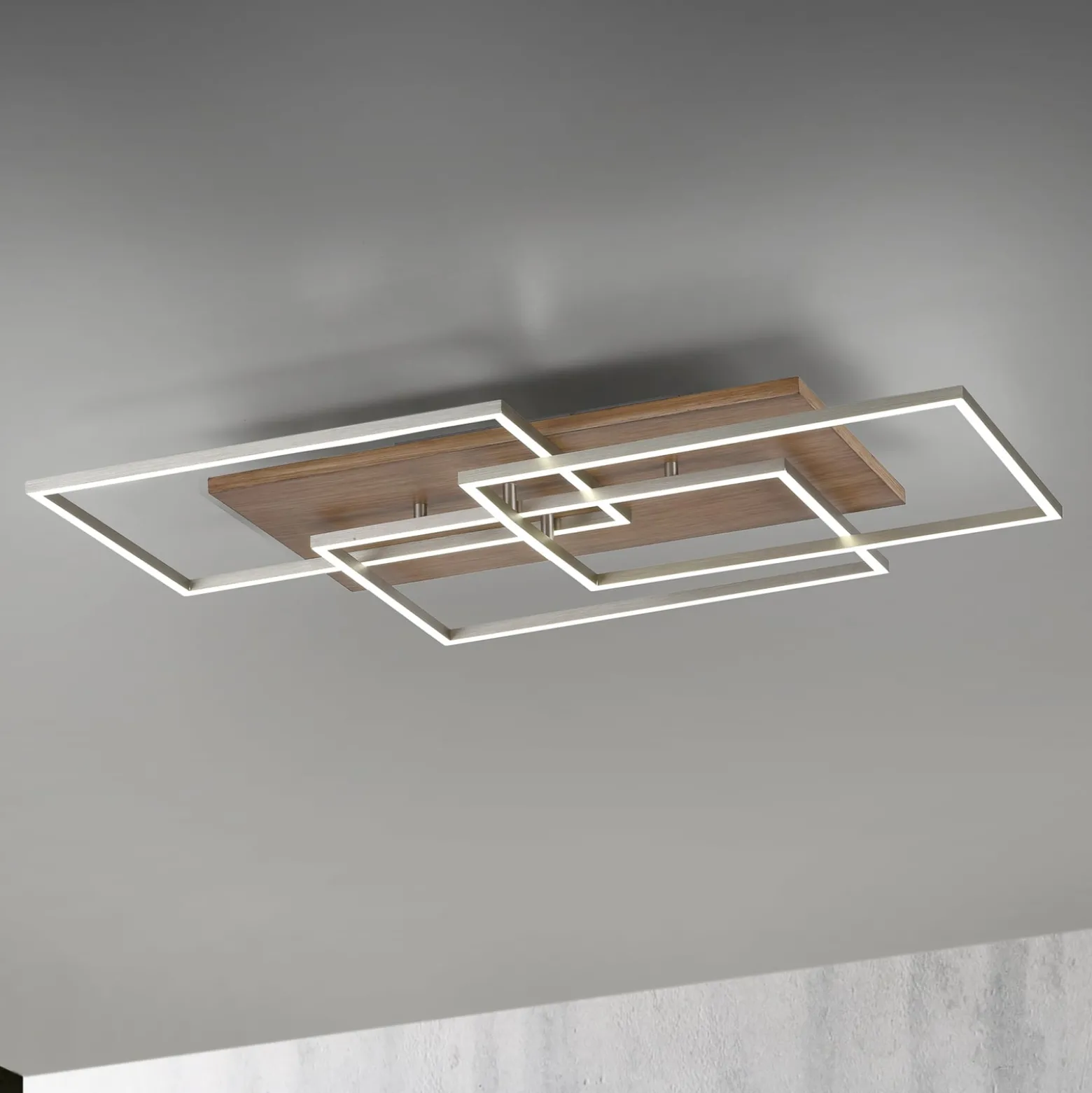 Paul Neuhaus Palma LED-Deckenlampe CCT Rahmen