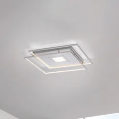 Paul Neuhaus Q-AMIRA LED-Deckenleuchte, silber