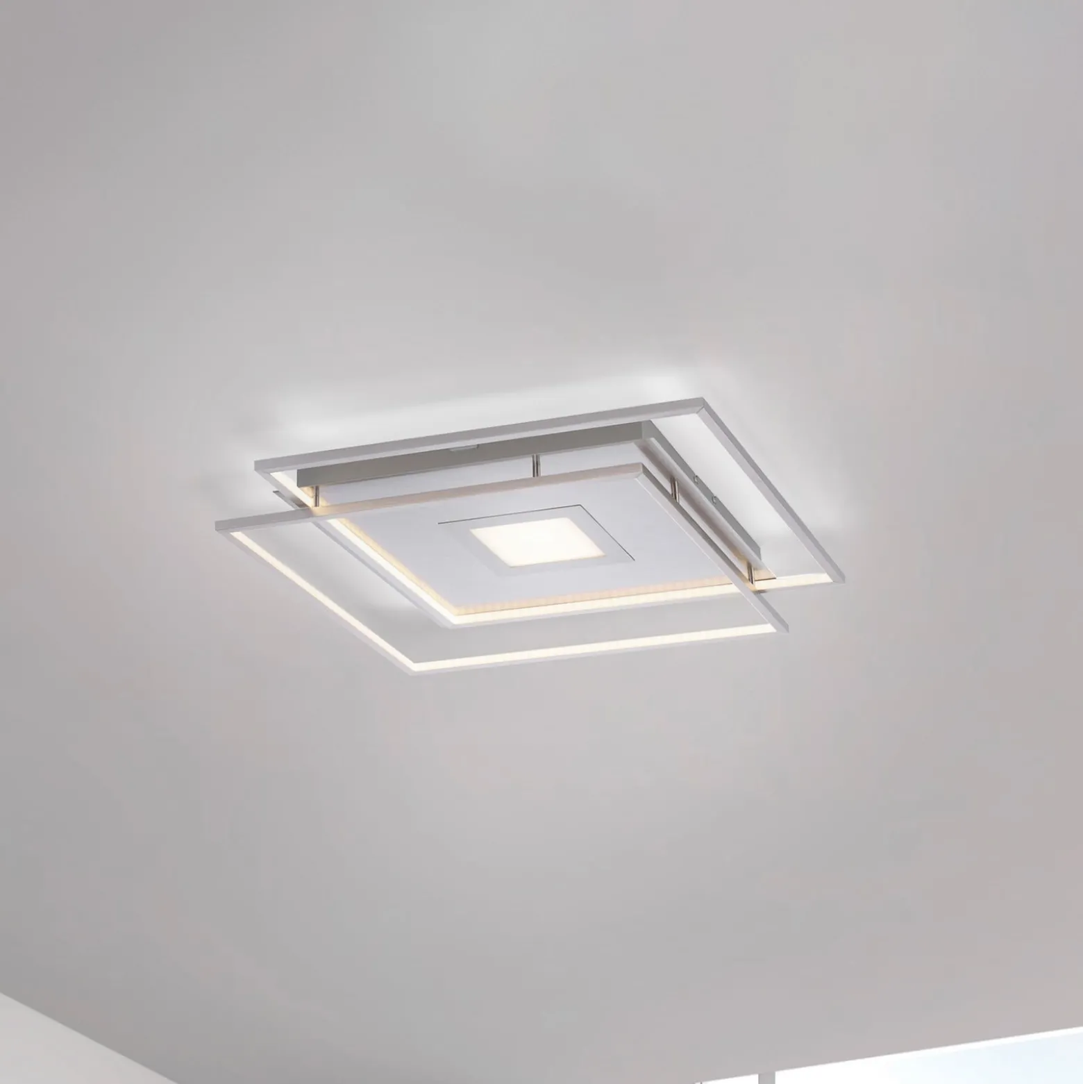 Paul Neuhaus Q-AMIRA LED-Deckenleuchte, silber