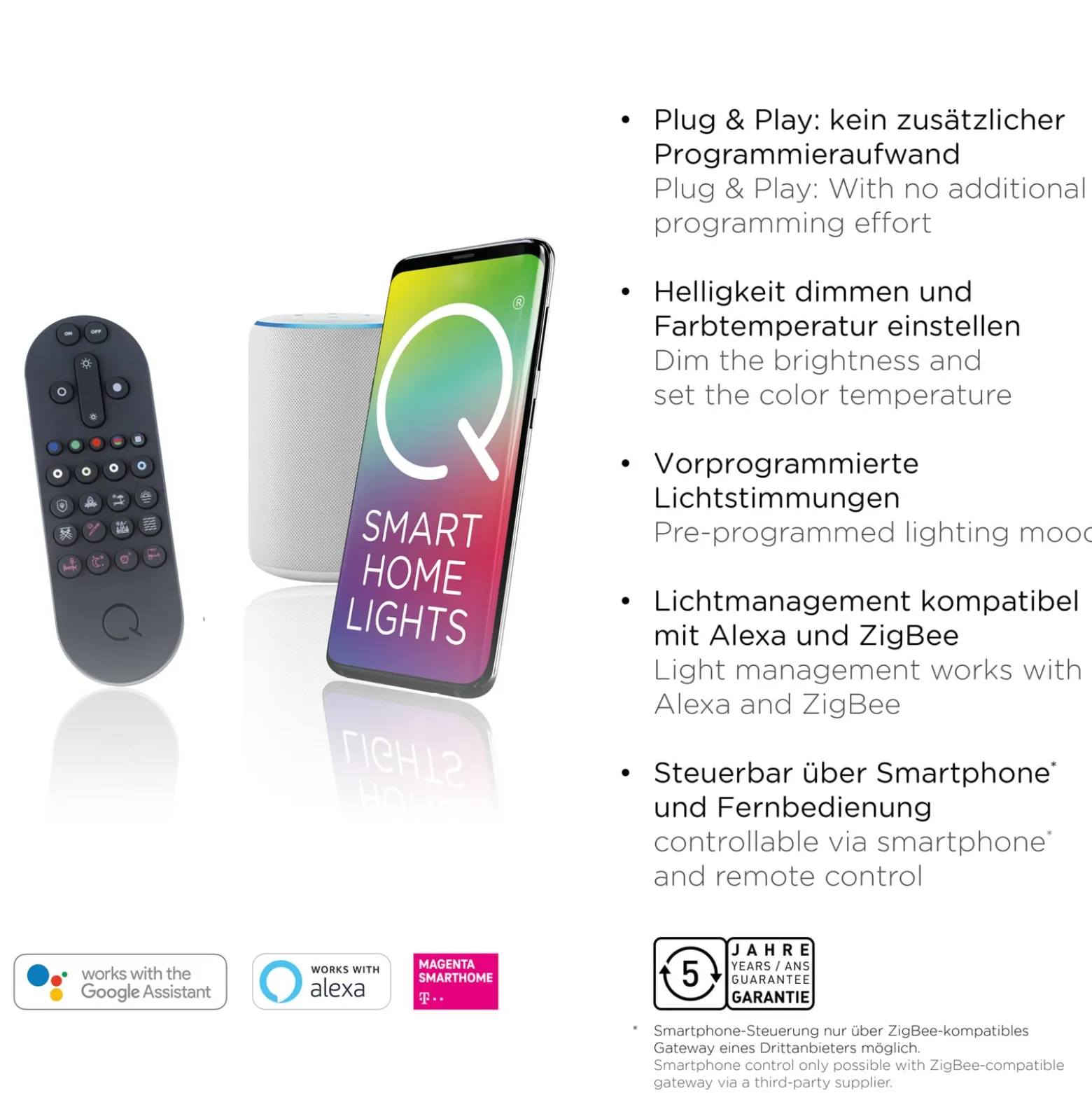 Paul Neuhaus Q-Beluga LED-Deckenleuchte, messing