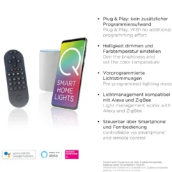 Paul Neuhaus Q-Beluga LED-Deckenleuchte, messing