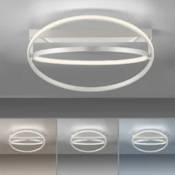 Paul Neuhaus Q-Beluga LED-Deckenleuchte, stahl