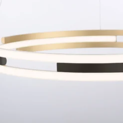 Paul Neuhaus Q-Beluga LED-Hängeleuchte, messing