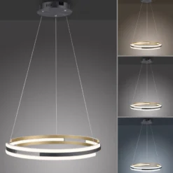Paul Neuhaus Q-Beluga LED-Hängeleuchte, messing