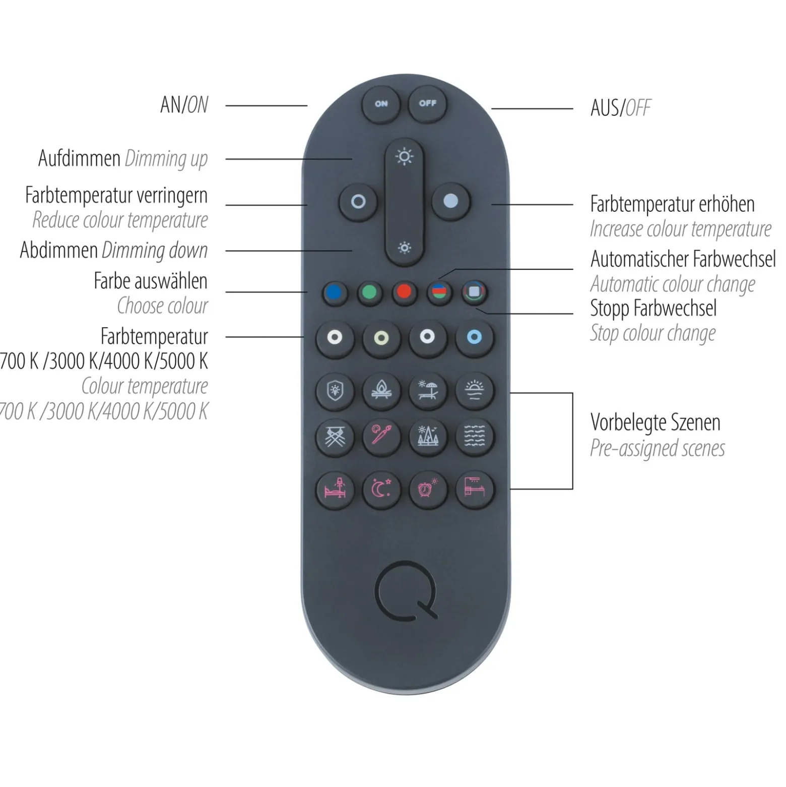 Paul Neuhaus Q-Beluga LED-Hängeleuchte, messing
