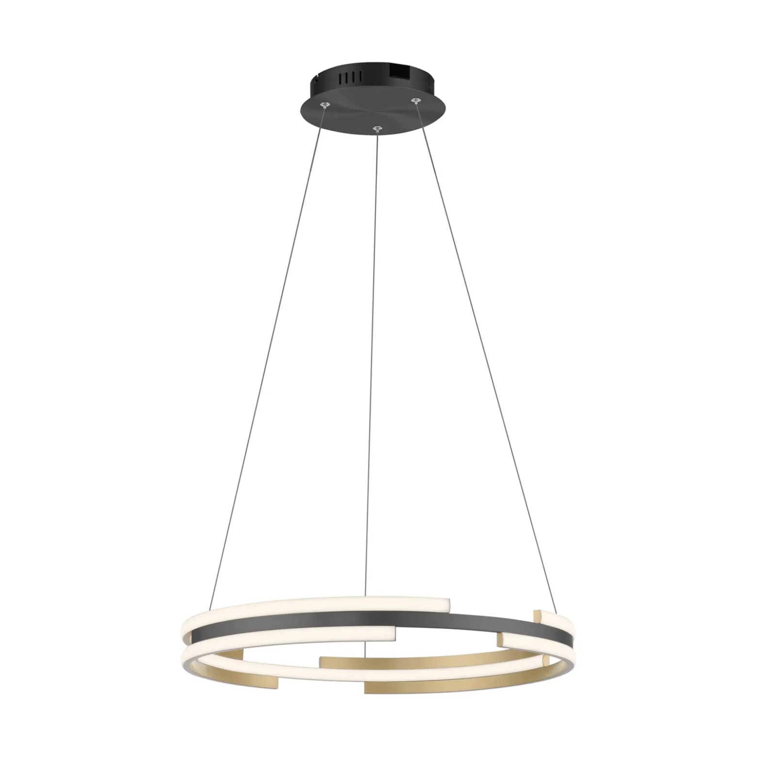 Paul Neuhaus Q-Beluga LED-Hängeleuchte, messing