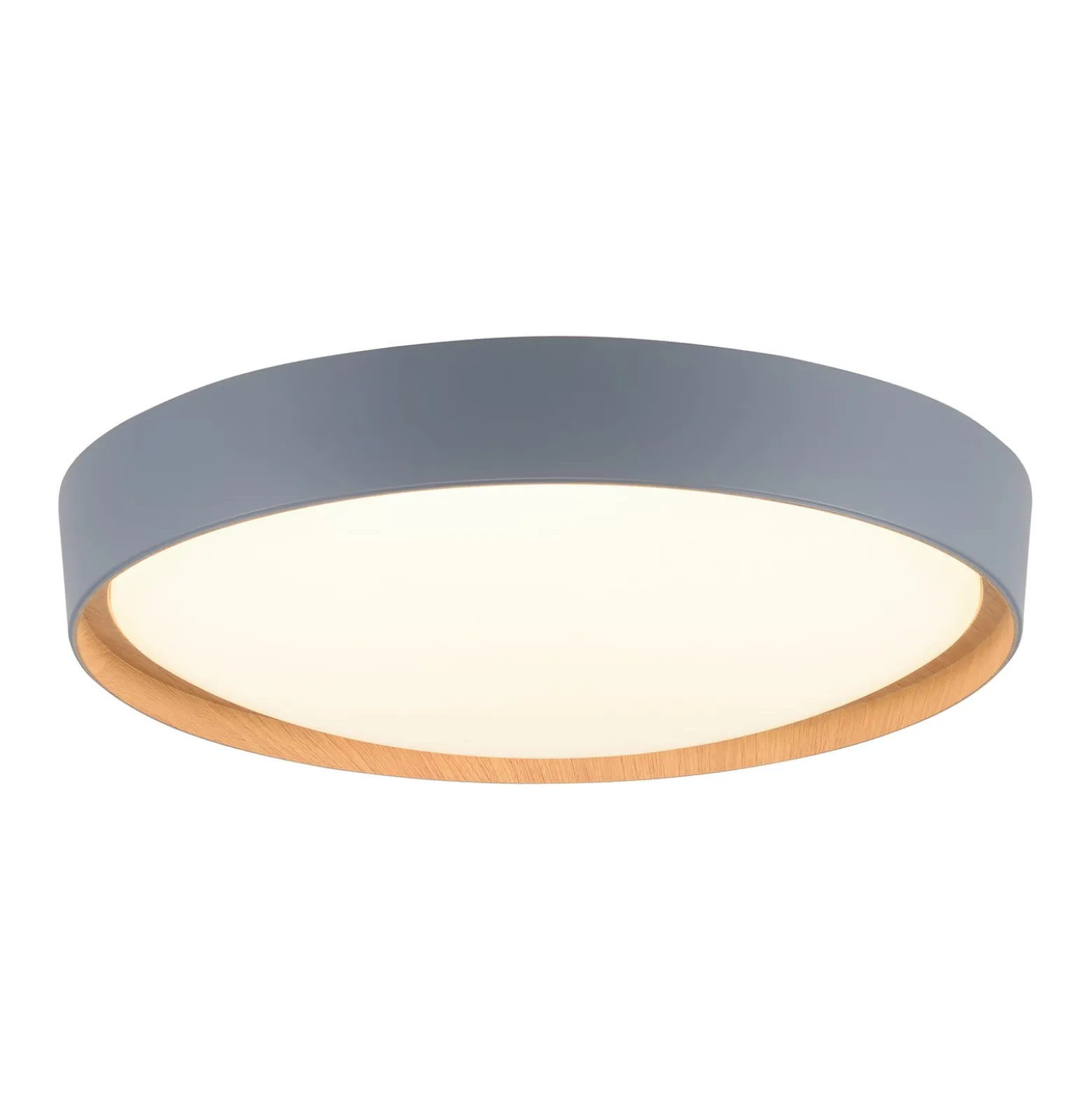 Paul Neuhaus Q-EMILIA LED-Deckenleuchte, grau/holz