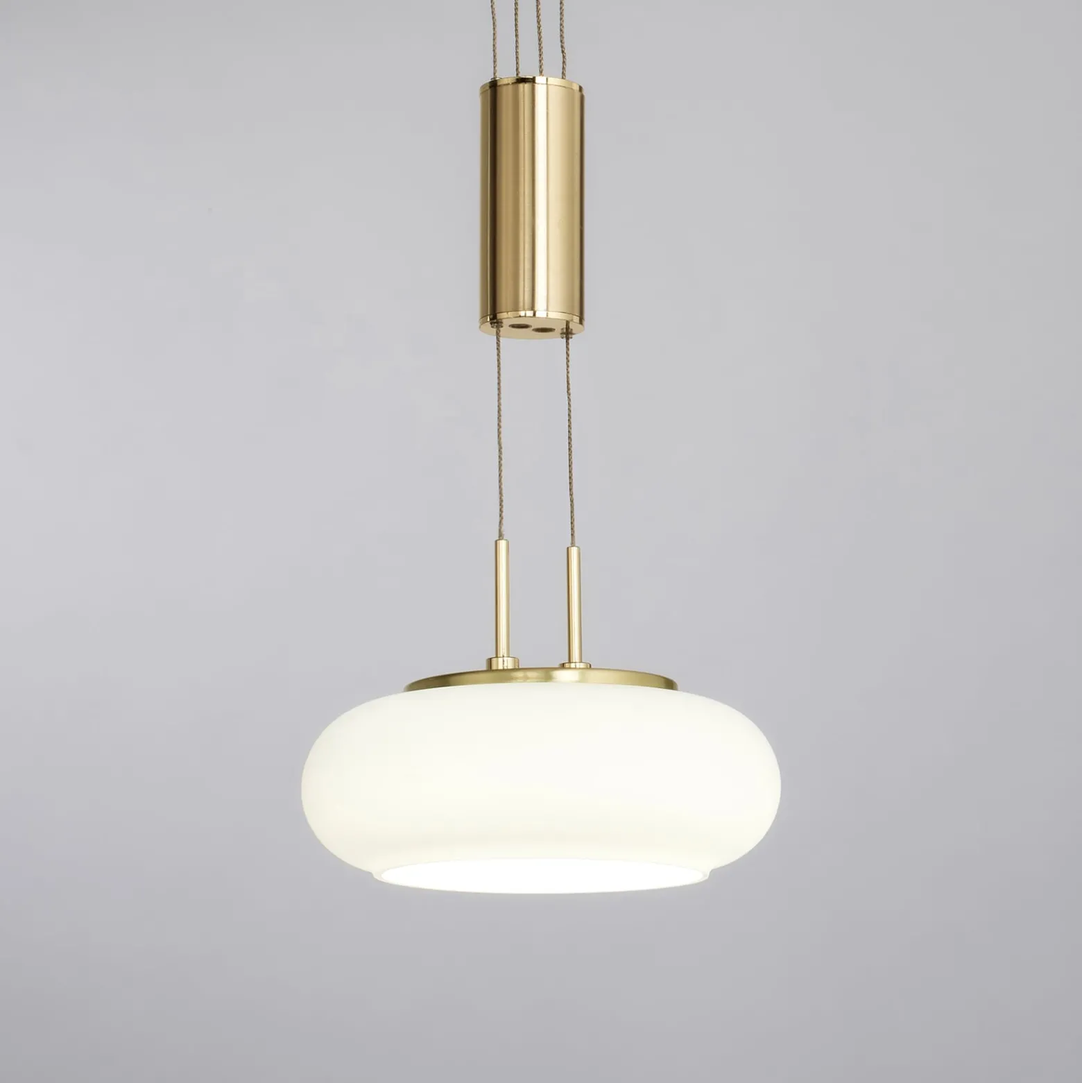 Paul Neuhaus Q-ETIENNE LED-Hängelampe 2fl, messing