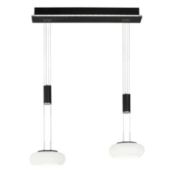 Paul Neuhaus Q-ETIENNE LED-Hängelampe 2fl, schwarz
