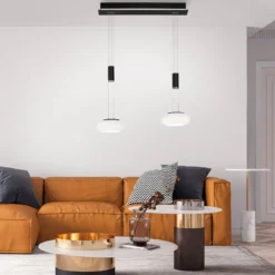 Paul Neuhaus Q-ETIENNE LED-Hängelampe 2fl, schwarz