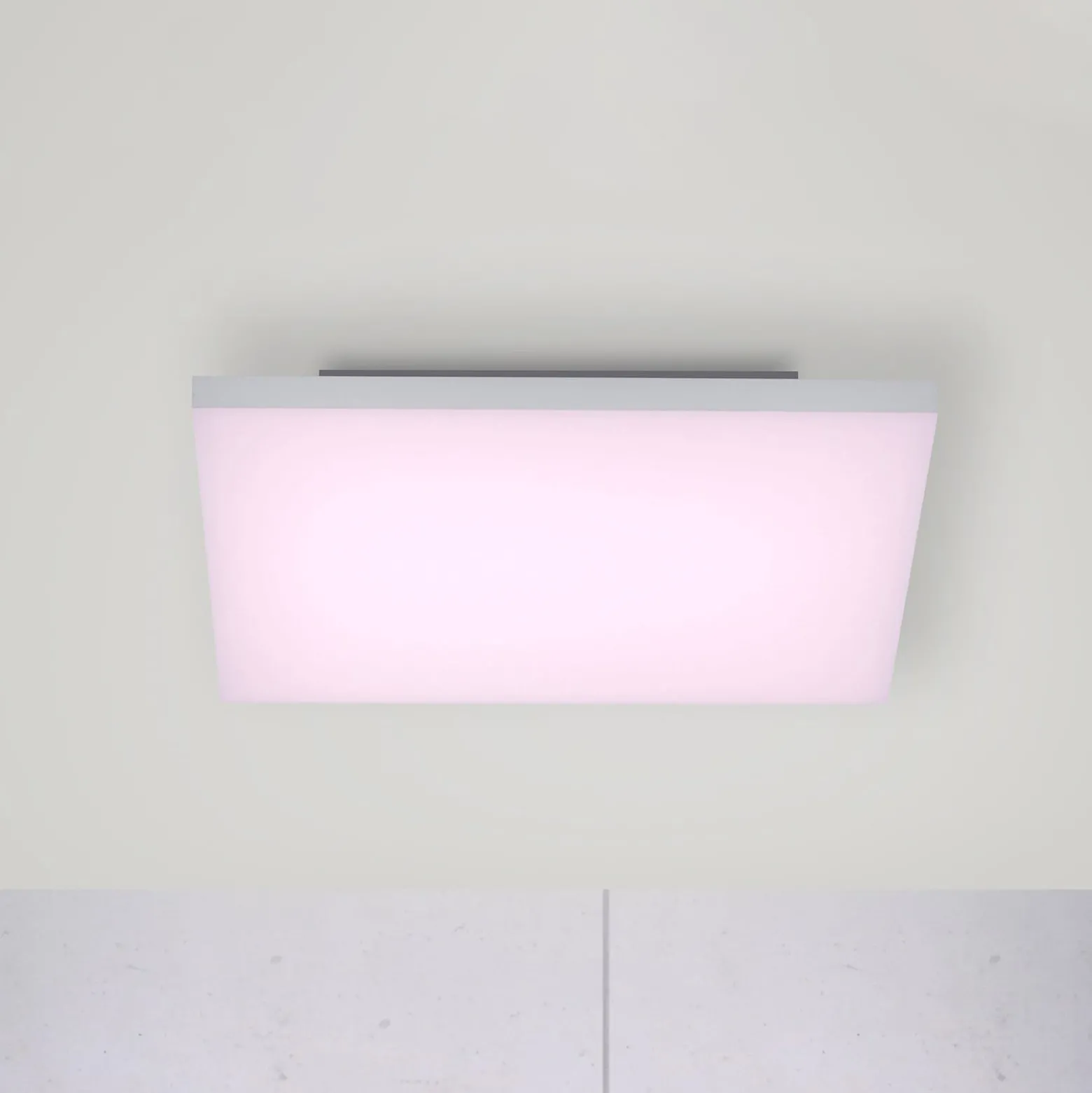 Paul Neuhaus Q-FRAMELESS Deckenlampe RGBW 45x45cm