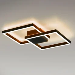 Paul Neuhaus Q-MARKO LED-Deckenleuchte, 2fl, eckig