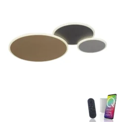 Paul Neuhaus Q-Piato LED-Deckenleuchte dreiflammig
