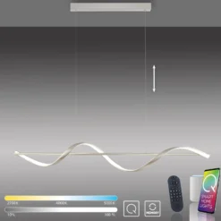 Paul Neuhaus Q-Swing LED-Hängeleuchte, stahl
